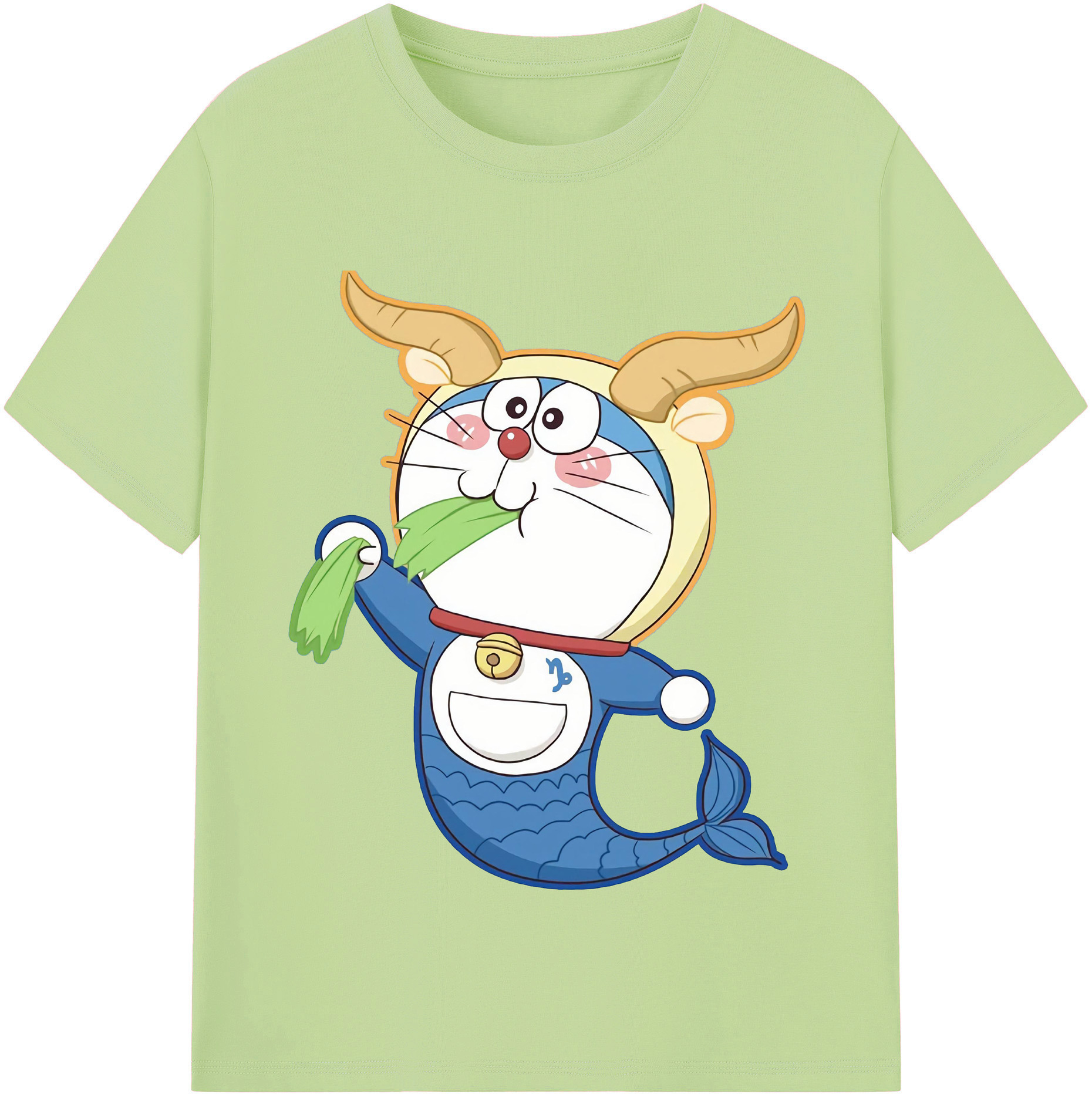 （画像用） ドラえもん Doraemon 綿100％半袖Tシャツ（フロントプリント）